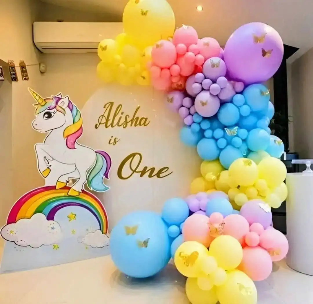 Unicorn Theme Sky Birthday Setup